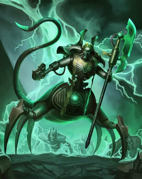 Necron Overlord Serket by Elijah ArhPriest 