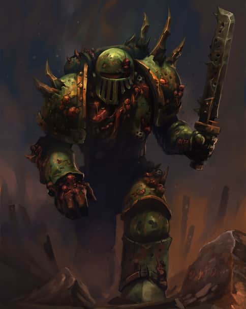 Plague Marine by Rafal Dorsz 
