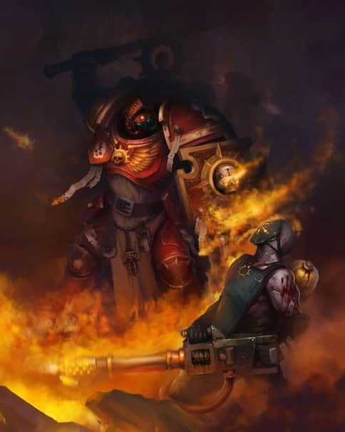 Red Hunter Primaris Captain by Alexandr Babak