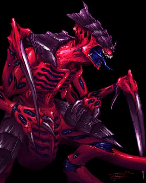 Tyranid Warrior by Fabrice Magdanz 