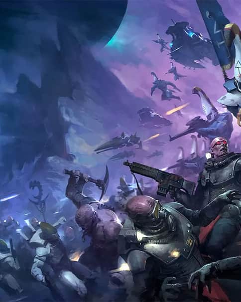 Biel-Tan vs Genestealer Cult by Jaime Martinez 