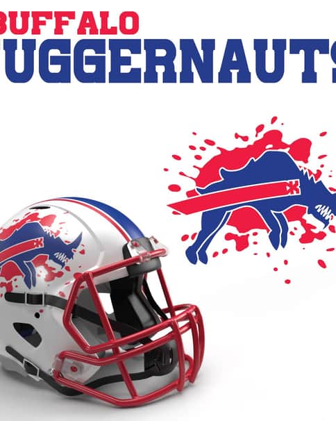 Buffalo Juggernauts 40K NFL Logo by Casey Landreth 