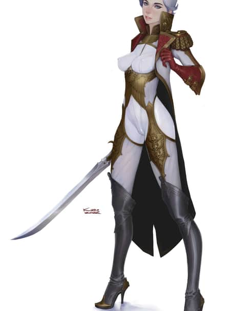 Captain Hanna Ozornova by Alexey Kropachev 