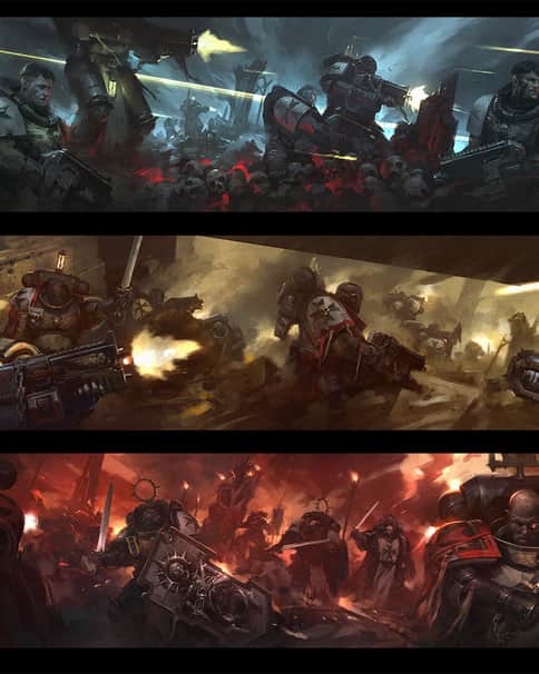 Crusade Fleet Bottom Runner by Jaime Martinez 