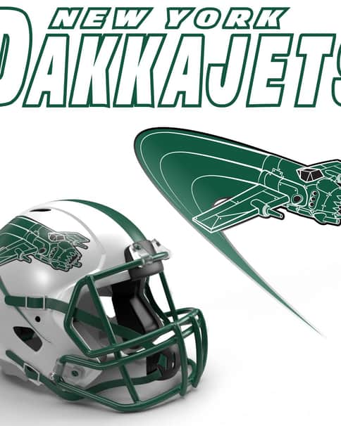 New York Dakkajets 40K NFL Logo by Casey Landreth 