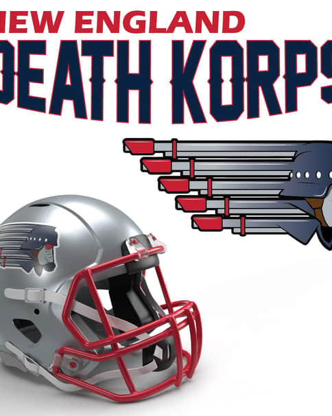 New England Death Korps 40K NFL Logo by Casey Landreth 