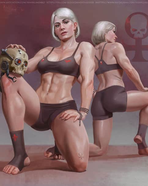 Adepta Sororitas Workout by Ivan Klimenko 