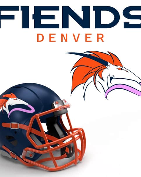 Denver Fiends 40K NFL Logo by Casey Landreth 