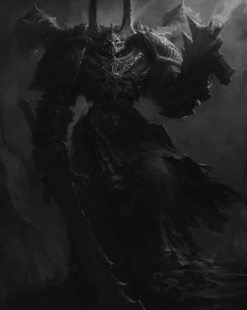 Chaos Space Marines Sorcerer by Ivan Dedov 