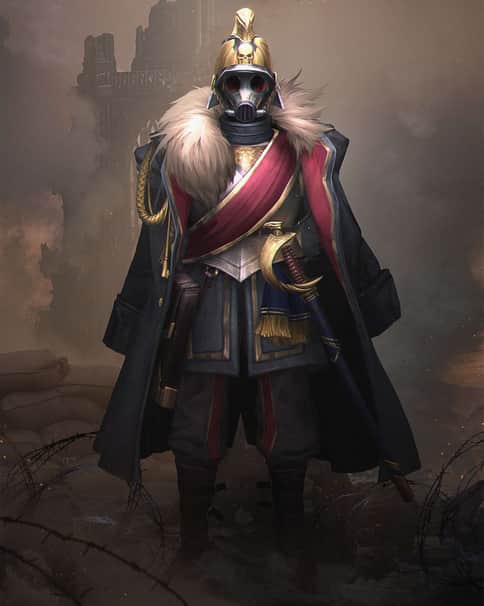 Death Korps of Krieg Officer by Anastasia Mardumova 