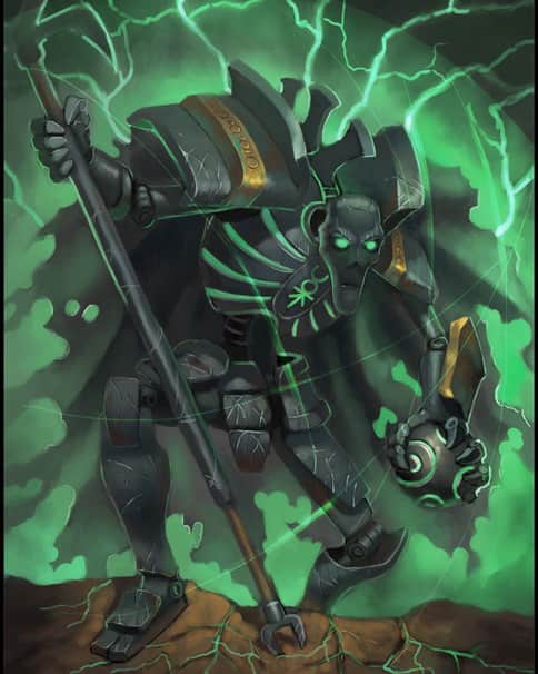 Necron Overlord by Konstantin Emelyanov 