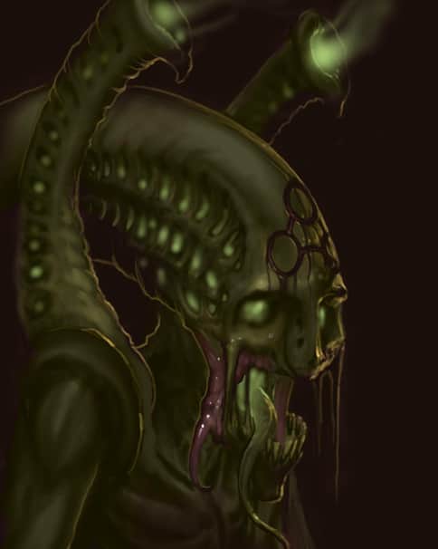 Nurgle Corrupted Alien by Matthieu Decock 