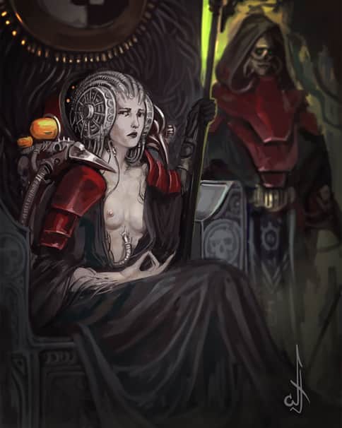 Stygies VIII Tech-Priestess by Nictanova 