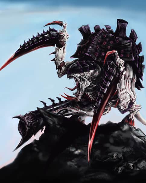 Tyranid Carnifex by Marc Petrelis 