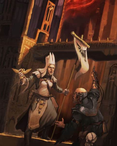 Warring Priests by Daniel Blokland 