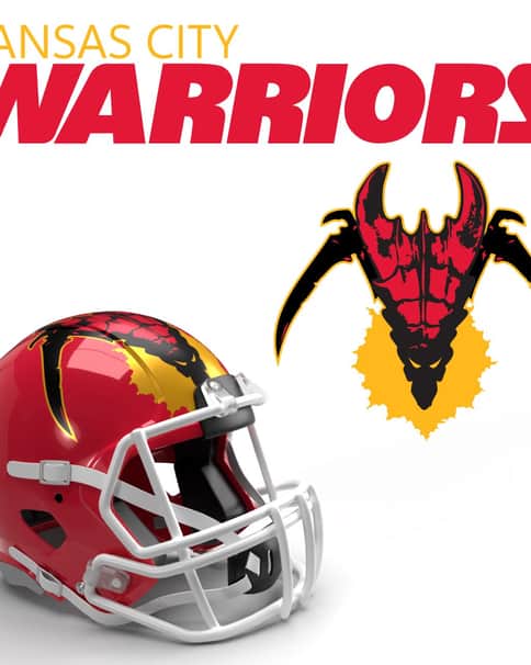 Kansas City Warriors 40K NFL Logo by Casey Landreth 