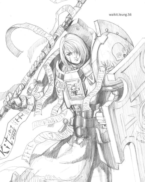 Grey Knight by Wai Kit Leung 