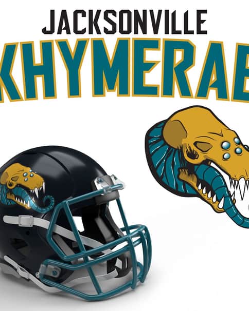 Jacksonville Khymerae 40K NFL Logo by Casey Landreth 