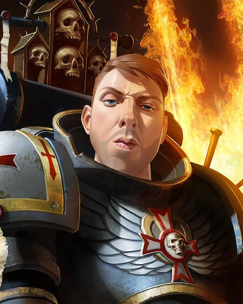 Space Marine Portrait by Serhei Trukhan Space Marine Portrait by Serhei Trukhan