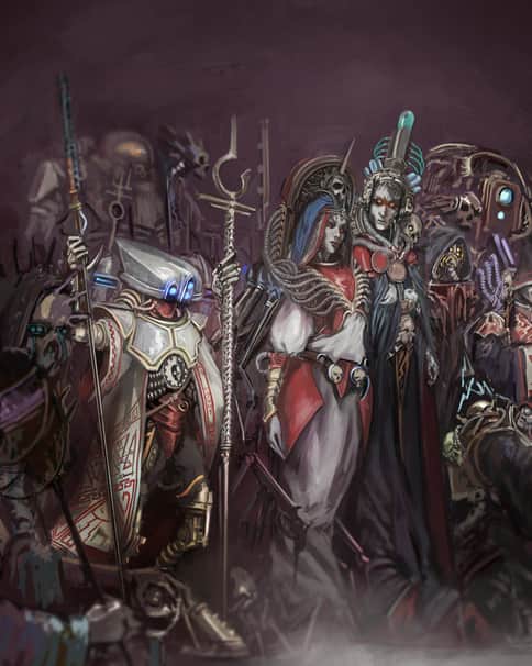 Adeptus Mechanicus Council by Nictanova 
