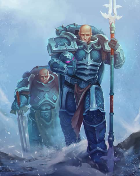Alpharius and Omegon by Vitaly Perevoshikov 