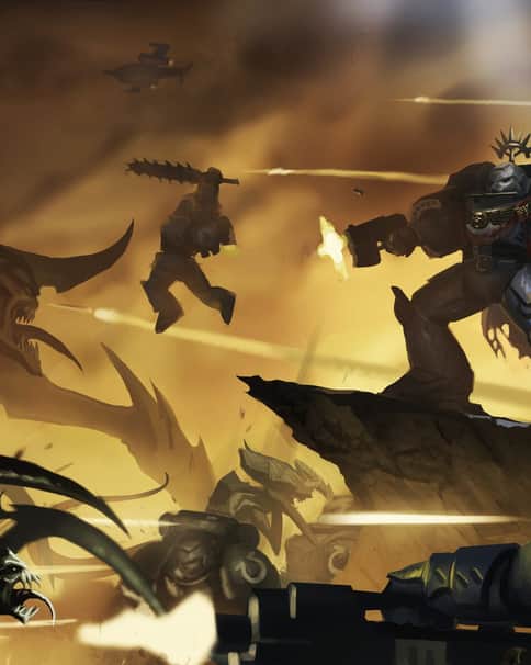 Astartes vs Tyranids by Isaac Luna
