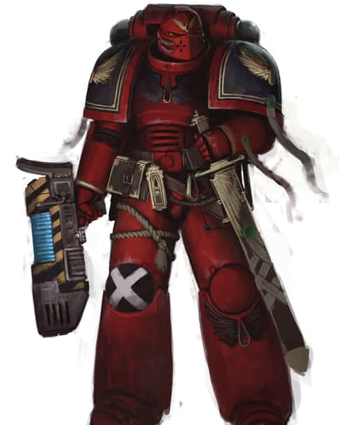 Blood Angels Sergeant by Bojler b 