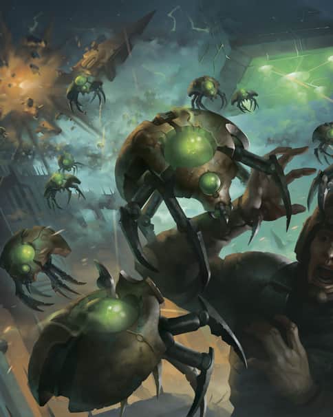 Canoptek Scarab Swarm by Alexey Kruglov 