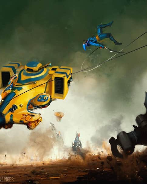 Aeldari vs T’au by Stefan Ristić 