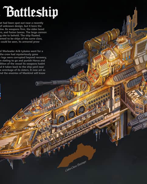 Gloriana Battleship by Kevin Koesnodihardjo 