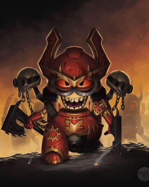 Minion of Khorne by Bartłomiej Vetinari 