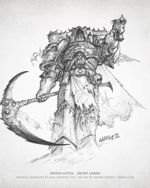 Night Lords: Savvas Gotul by Orniris Terensi 