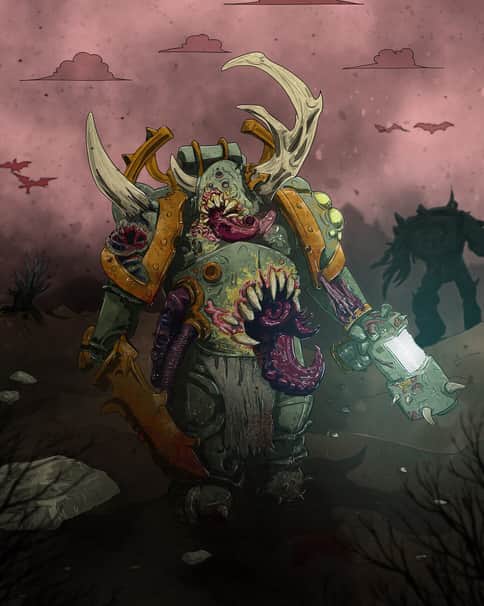 Nurgle Plague Marine by Ivan Fanning 