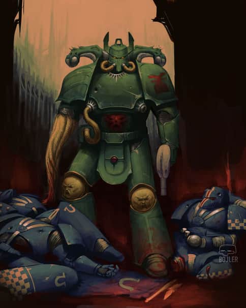 Old School Chaos Marine by Bojler b 