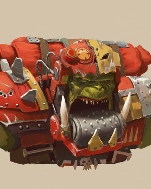 Ork Boyz by Stanton Feng 