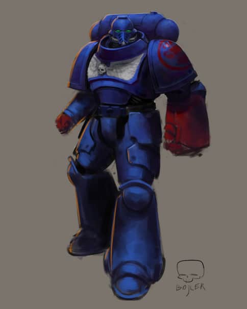Primaris Crimson Fist by Bojler b 