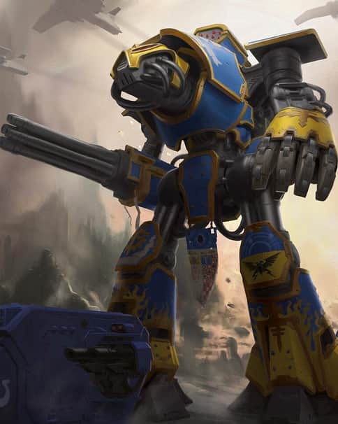 Reaver Titan by Philip Helliwell 