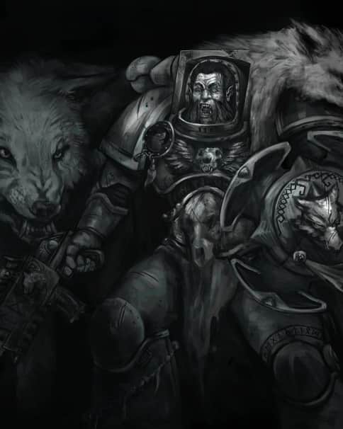 Space Wolf by Julien Yassin Chevalier
