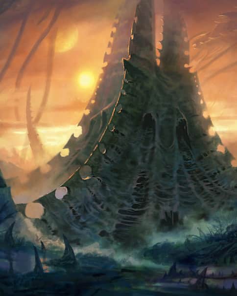 Tyranid Mountain by Diego Gisbert Llorens 