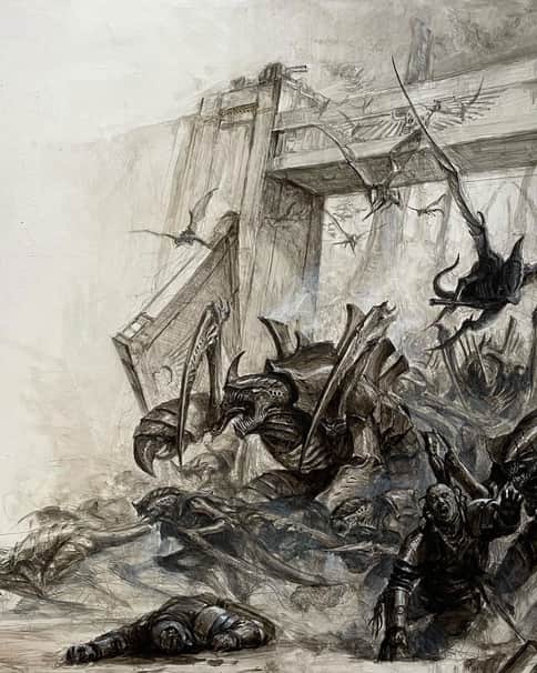 Tyranids by Karl Kopinski Tyranids by Karl Kopinski