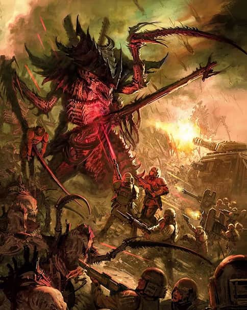 Tyranids Vs Astra Militarum by Thomas Elliott 