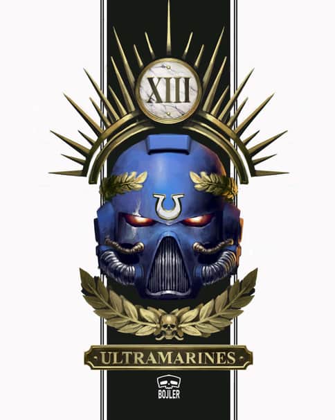 Ultramarines Helmet by Bojler b 