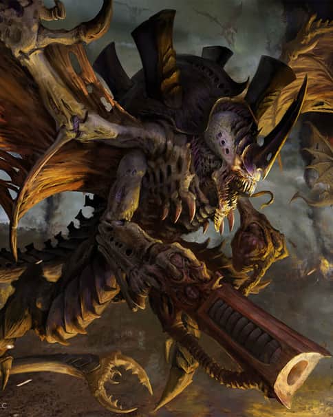 Winged Hive Tyrant by Antonio J. Manzanedo 