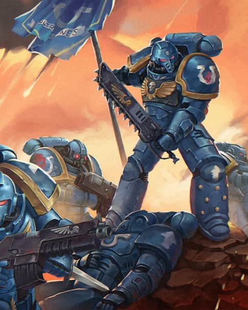 Ultramarines by Vitaly Perevoshikov 