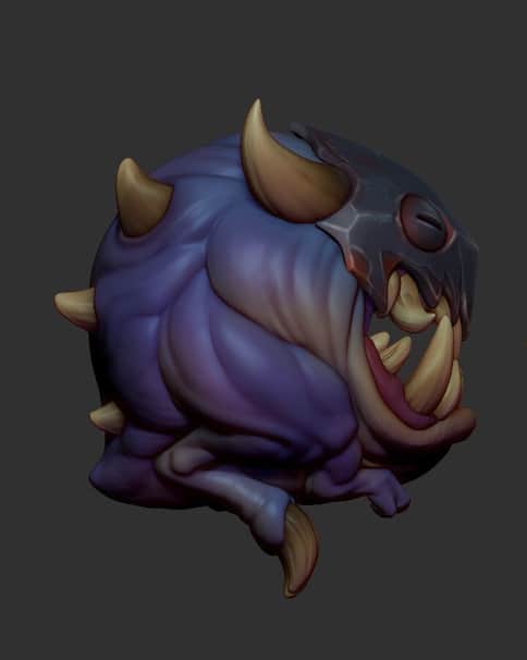 Armored Squig by Oleksandr Zapisochnyi 