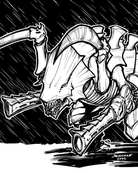 Barbed Hierodule by Judd Abinuman 