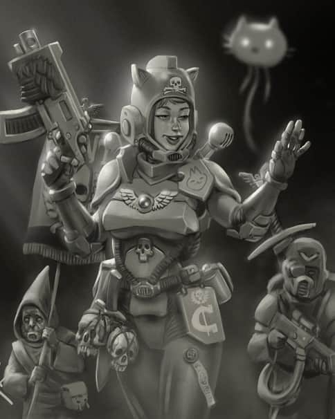 Dark Sci-Fi Girl by Nadav Igra 