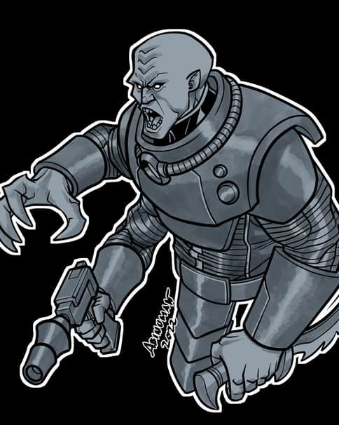 Genestealer Cultist by Judd Abinuman 