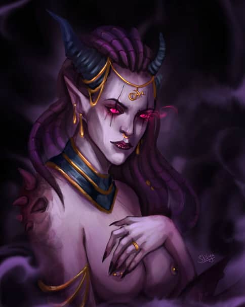 Slaanesh Daemonette by Vesta Menyachikhina 