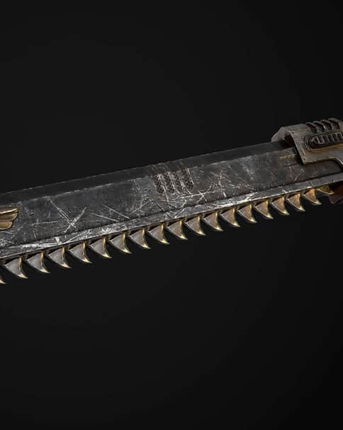 Space Marine Chainsword by Mark Ranson 